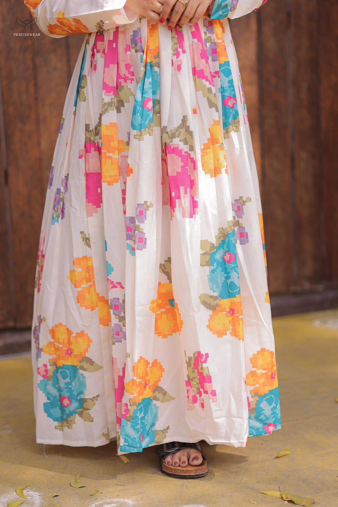 Floral Printed Maternity Dress