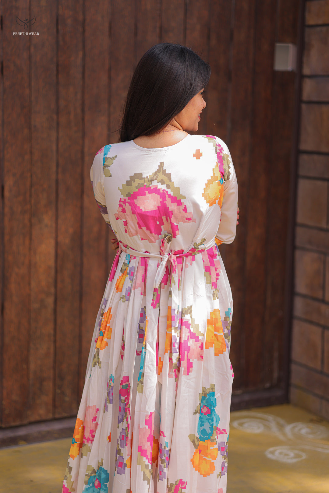 Floral Printed Maternity Dress